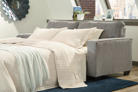 Furniture City Houma - Ashley Furniture - Altari Queen Sofa Sleeper - Queen Sofa Sleeper / Alloy - 8721439