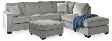 Altari 2-Piece Sectional with Chaise and Oversized Ottoman