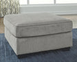 Furniture City Houma - Ashley Furniture - Altari Oversized Accent Ottoman - Oversized Accent Ottoman / Alloy - 8721408