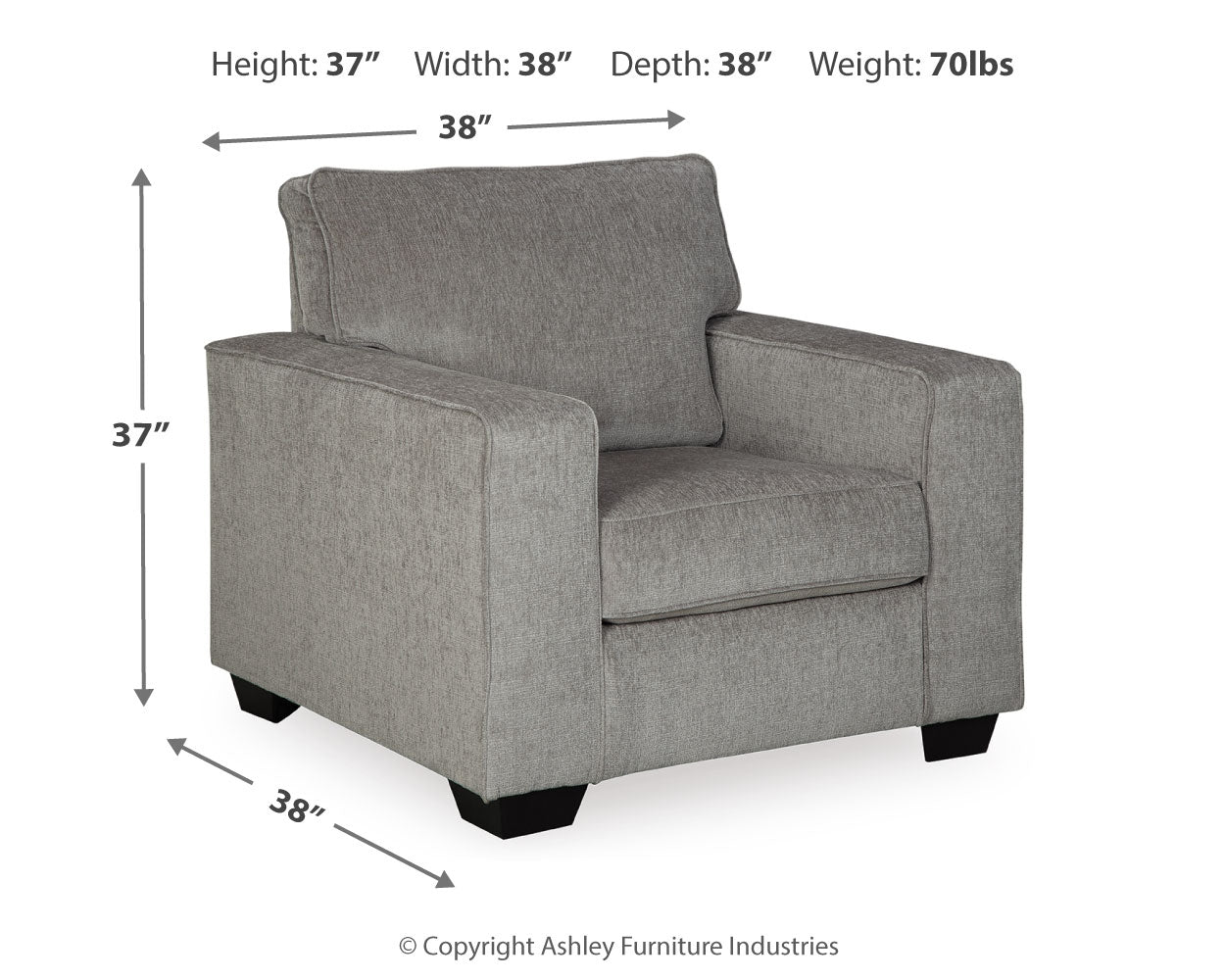 Furniture City Houma - Ashley Furniture - Altari Chair - 8721420