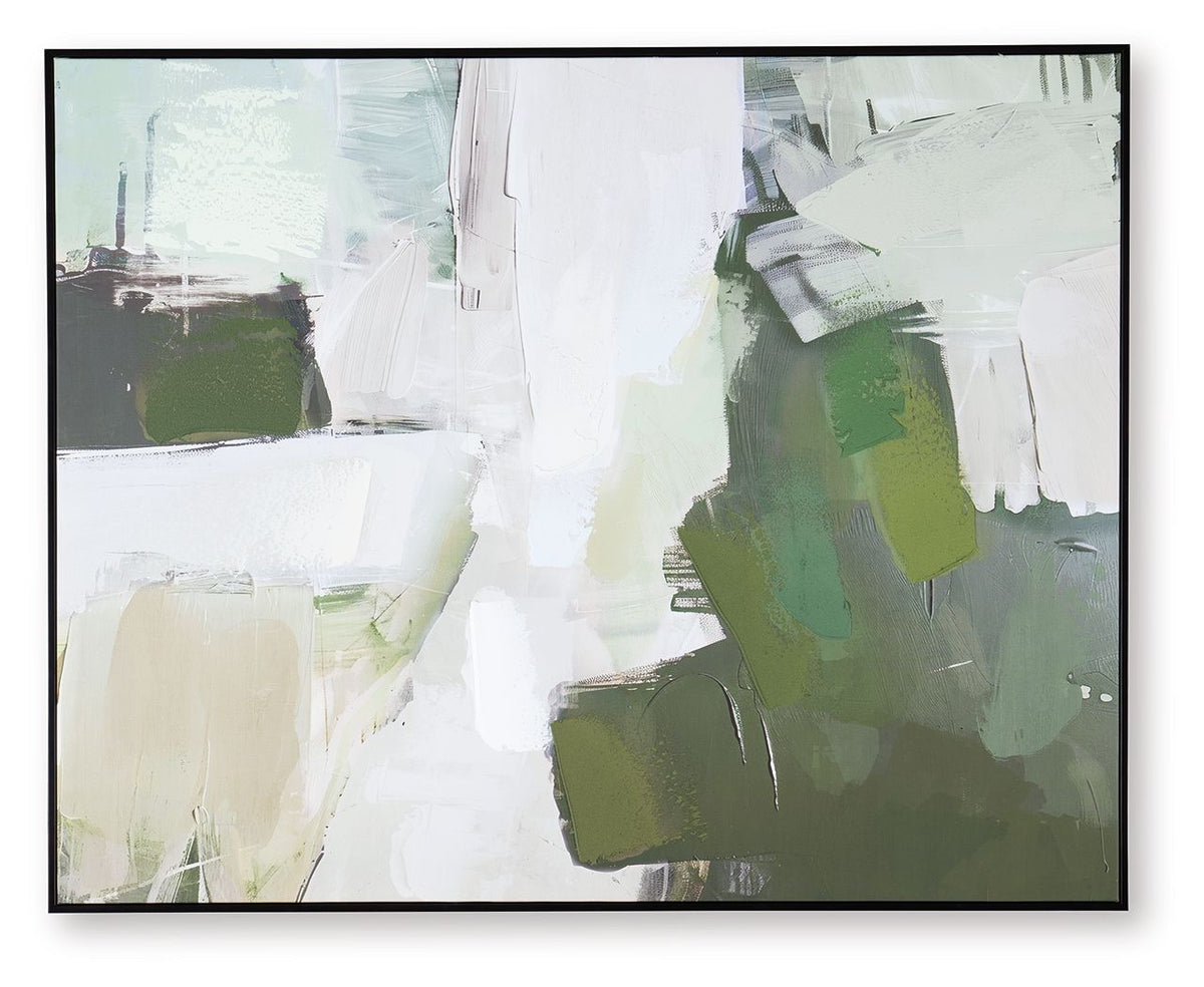 Vinick - Wall Art - Green / Gray / White
