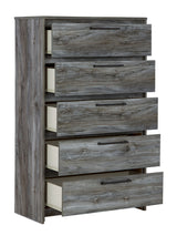 Baystorm - Five Drawer Chest - Gray