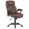 Furniture City Houma - Coaster - Nerris Upholstered Adjustable Home Office Desk Chair Brown - 881184