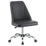 Furniture City Houma - Coaster - Althea Upholstered Adjustable Home Office Desk Chair Grey - 881196