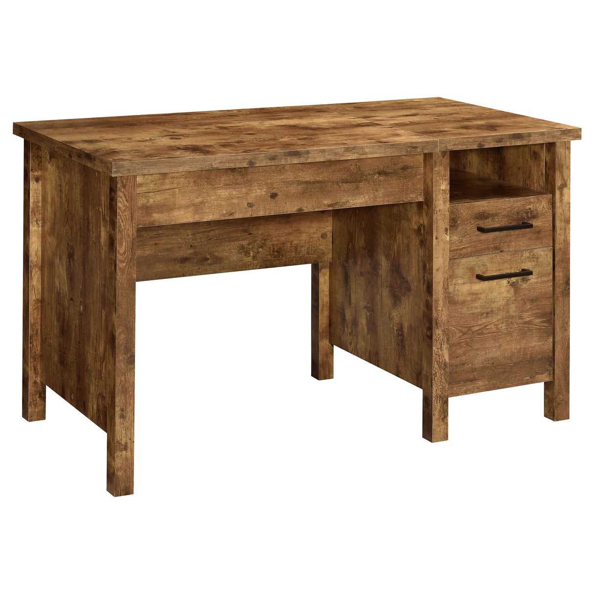 Furniture City Houma - Coaster - Delwin 47-inch 2-drawer Lift Top Computer Desk Rustic Nutmeg - 881240