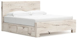 Lawroy - Panel Bed With Storage
