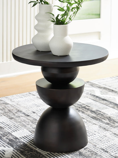 Kurtson - Accent Table - Bronze Finish