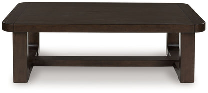 Breckington - Rectangular Cocktail Table - Dark Brown