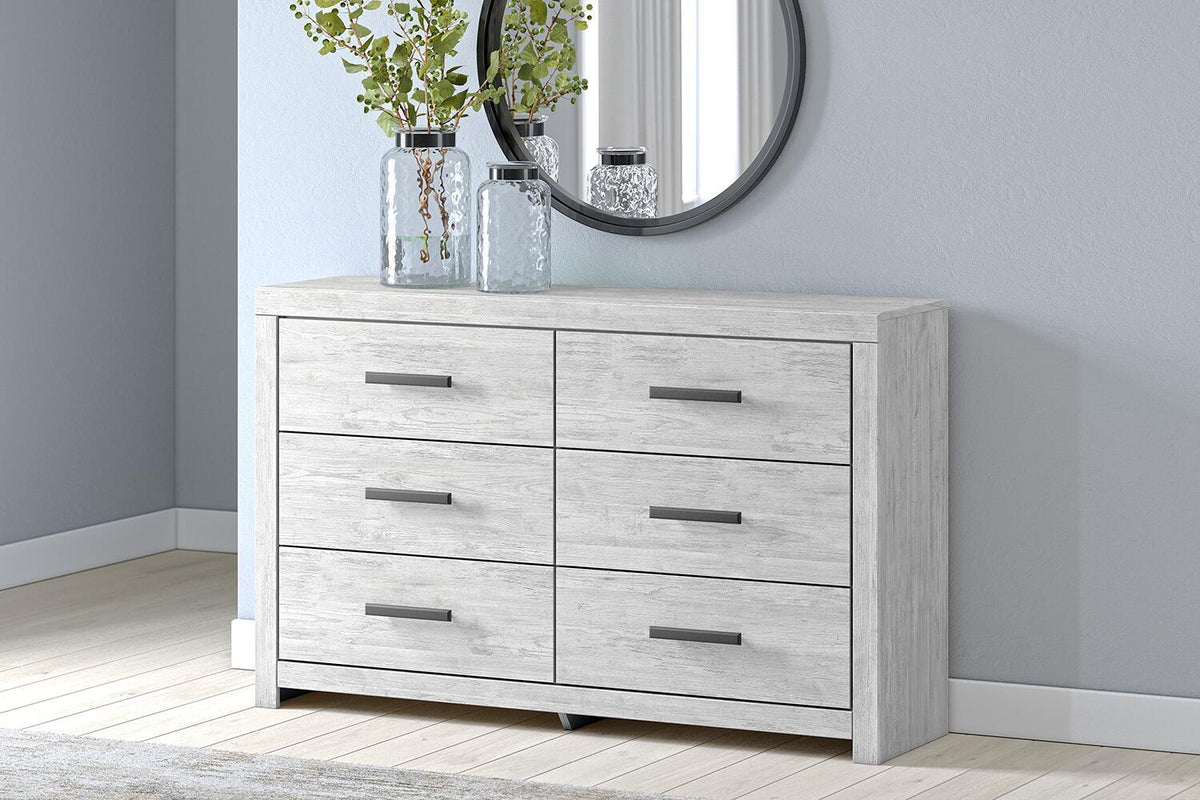 Cayboni - Six Drawer Dresser - Whitewash