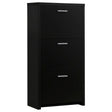 Furniture City Houma - Coaster - Vivian 3-drawer Engineered Wood Shoe Cabinet Black - 900604