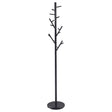 Furniture City Houma - Coaster - Clover 18 Hook Freestanding Metal Coat Rack Hat Hanger Black - 900897