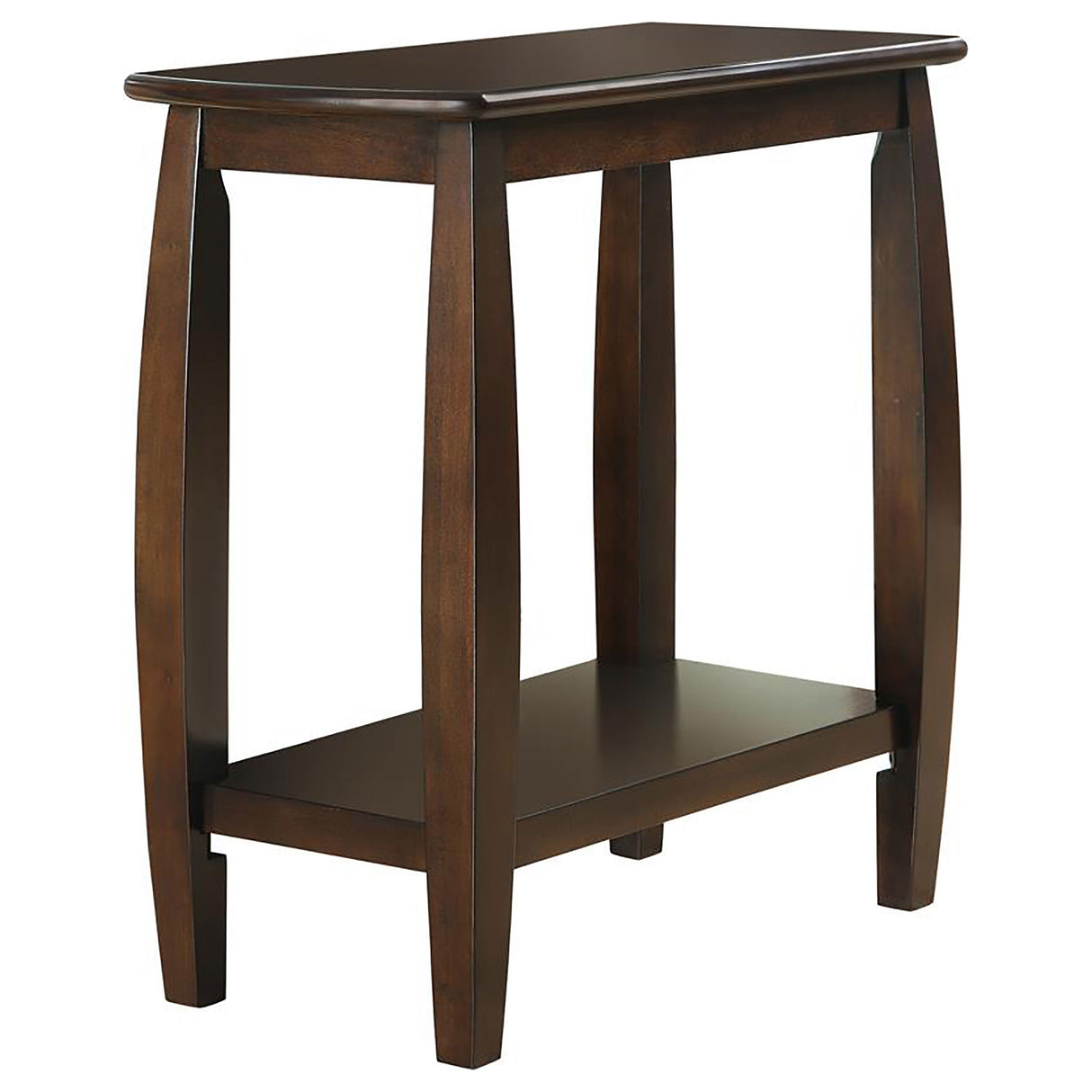 Furniture City Houma - Coaster - Dixon 1-shelf Rectangular Wood Side Table Cappuccino - 900994