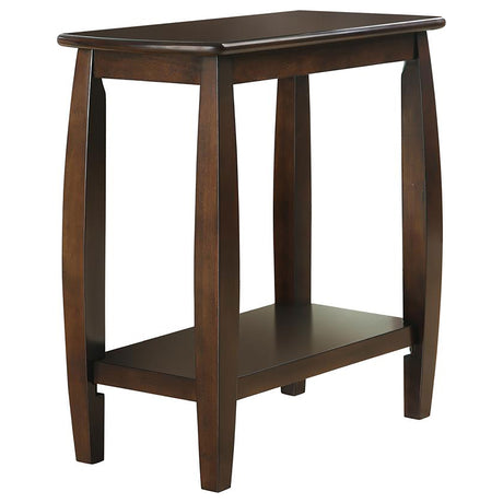 Furniture City Houma - Coaster - Dixon 1-shelf Rectangular Wood Side Table Cappuccino - 900994