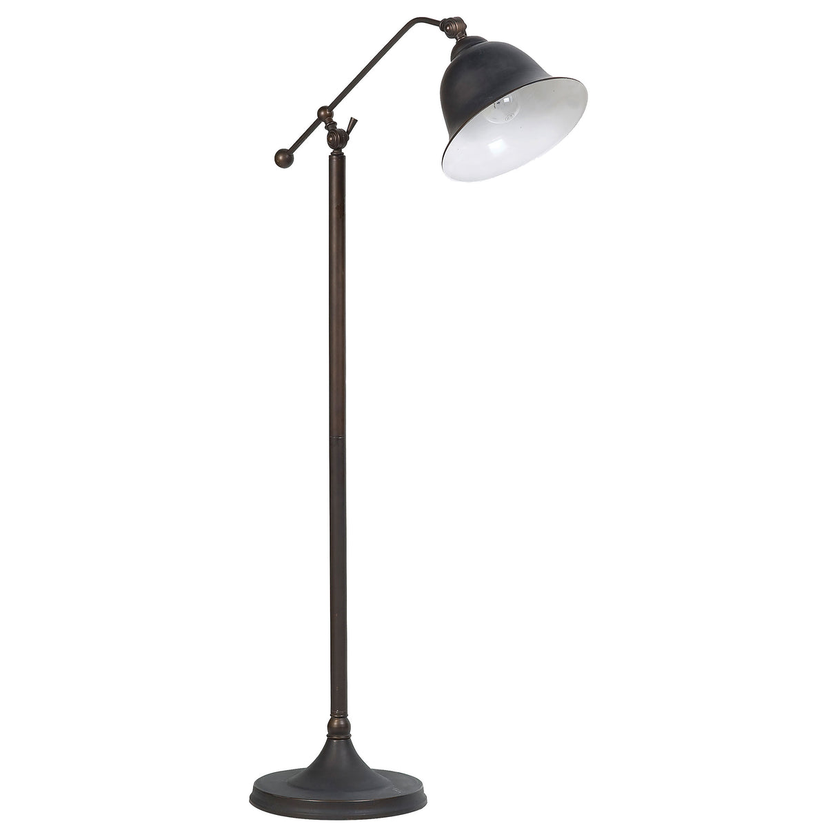 Furniture City Houma - Coaster - Eduardo 54-inch Bell Down Bridge Floor Lamp Dark Bronze - 901231