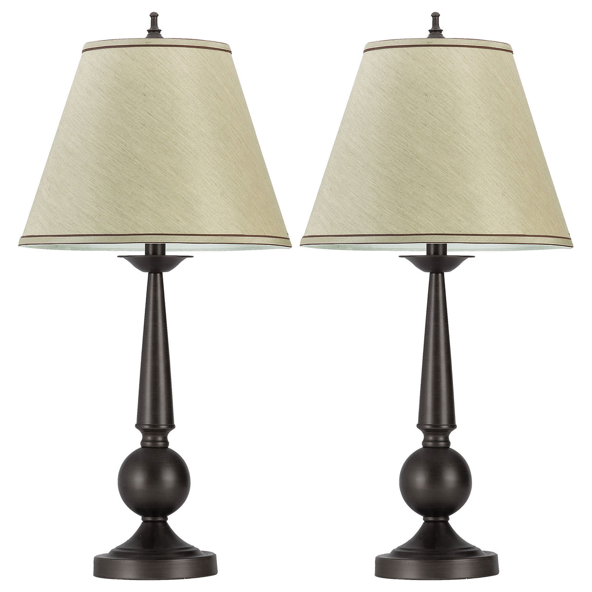 Furniture City Houma - Coaster - Ochanko 27-inch Empire Shade Table Lamp Bronze (Set of 2) - 901254