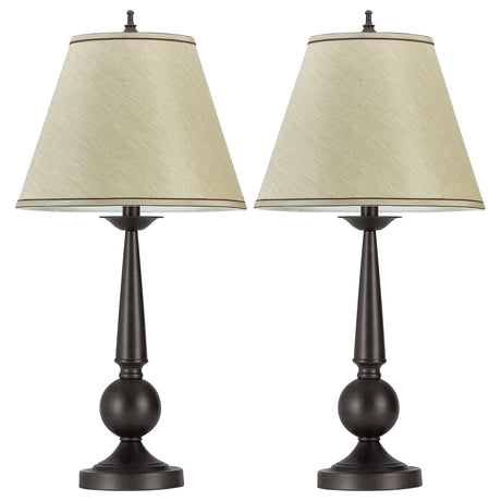 Furniture City Houma - Coaster - Ochanko 27-inch Empire Shade Table Lamp Bronze (Set of 2) - 901254