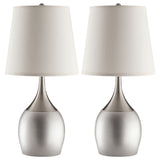 Furniture City Houma - Coaster - Tenya 24-inch Empire Shade Urn Table Lamp Silver (Set of 2) - 901471