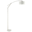 Furniture City Houma - Coaster - Moniz 81-inch Drum Shade Arc Adjustable Floor Lamp Chrome - 901490