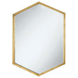 Furniture City Houma - Coaster - Bledel 24 x 34 Inch Hexagonal Wall Mirror Gold - 902356