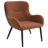 Furniture City Houma - Coaster - Calvin Upholstered Modern Arm Accent Chair Rust - 902471
