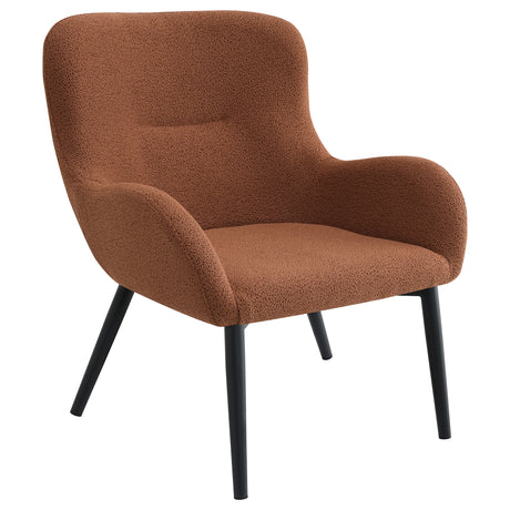 Furniture City Houma - Coaster - Calvin Upholstered Modern Arm Accent Chair Rust - 902471
