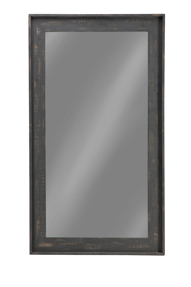 Furniture City Houma - Coaster - Cragen 47 x 83 Inch Wood Frame Floor Mirror Brown - 902767