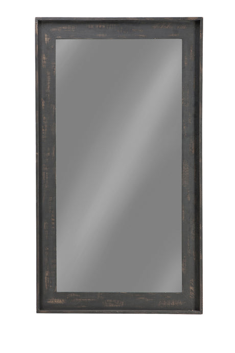 Furniture City Houma - Coaster - Cragen 47 x 83 Inch Wood Frame Floor Mirror Brown - 902767