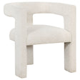 Furniture City Houma - Coaster - Petra Boucle Upholstered Accent Side Chair White - 902881