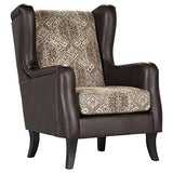 Furniture City Houma - Coaster - Elmbrook Upholstered Wingback Accent Club Chair Brown - 903080