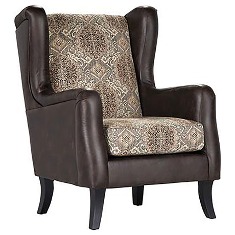 Furniture City Houma - Coaster - Elmbrook Upholstered Wingback Accent Club Chair Brown - 903080