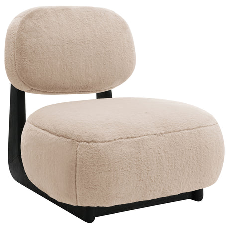 Furniture City Houma - Coaster - Duffie Upholstered Armless Accent Chair Camel - 903097