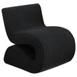 Furniture City Houma - Coaster - Ronea Boucle Upholstered Armless Curved Chair Charcoal - 903155