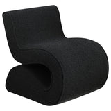 Furniture City Houma - Coaster - Ronea Boucle Upholstered Armless Curved Chair Charcoal - 903155