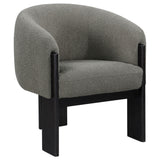 Furniture City Houma - Coaster - Valdez Boucle Upholstered Barrel Back Accent Chair Brown - 903166