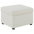 Furniture City Houma - Coaster - Winter Upholstered Hydraulic Lift Top Storage Ottoman Beige - 904134