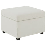 Furniture City Houma - Coaster - Winter Upholstered Hydraulic Lift Top Storage Ottoman Beige - 904134