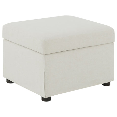 Furniture City Houma - Coaster - Winter Upholstered Hydraulic Lift Top Storage Ottoman Beige - 904134