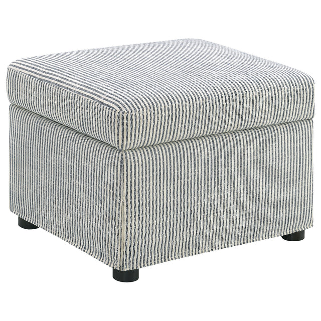 Furniture City Houma - Coaster - Winter Upholstered Hydraulic Lift Top Storage Ottoman Grey - 904138