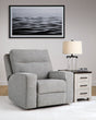 Furniture City Houma - Ashley Furniture - Biscoe Power Recliner - PWR Recliner/ADJ Headrest / Pewter - 9050313