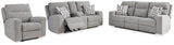Furniture City Houma - Ashley Furniture - Biscoe Power Reclining Sofa, Loveseat and Recliner - Power Reclining Sofa, Loveseat and Recliner - 90503U2