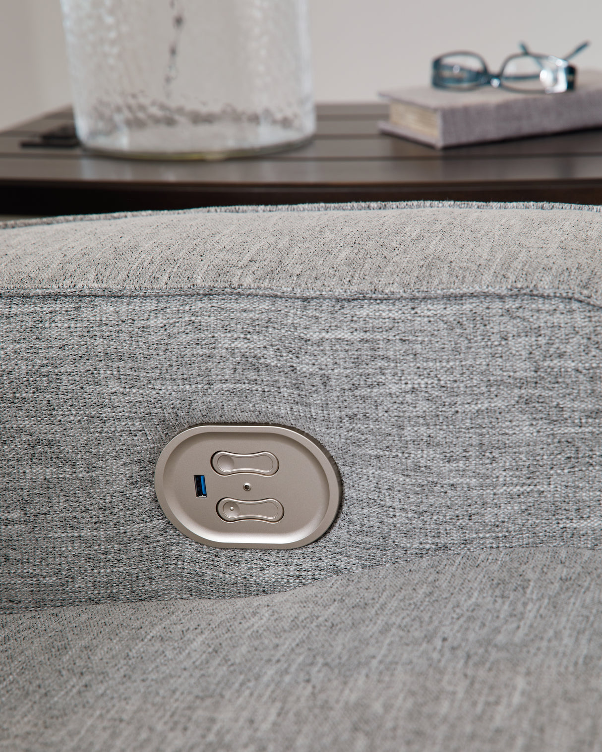 Biscoe Power Reclining Loveseat with Console