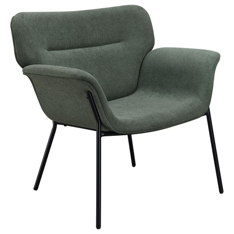 Furniture City Houma - Coaster - Davina Upholstered Flared Arm Accent Chair Ivy - 905613
