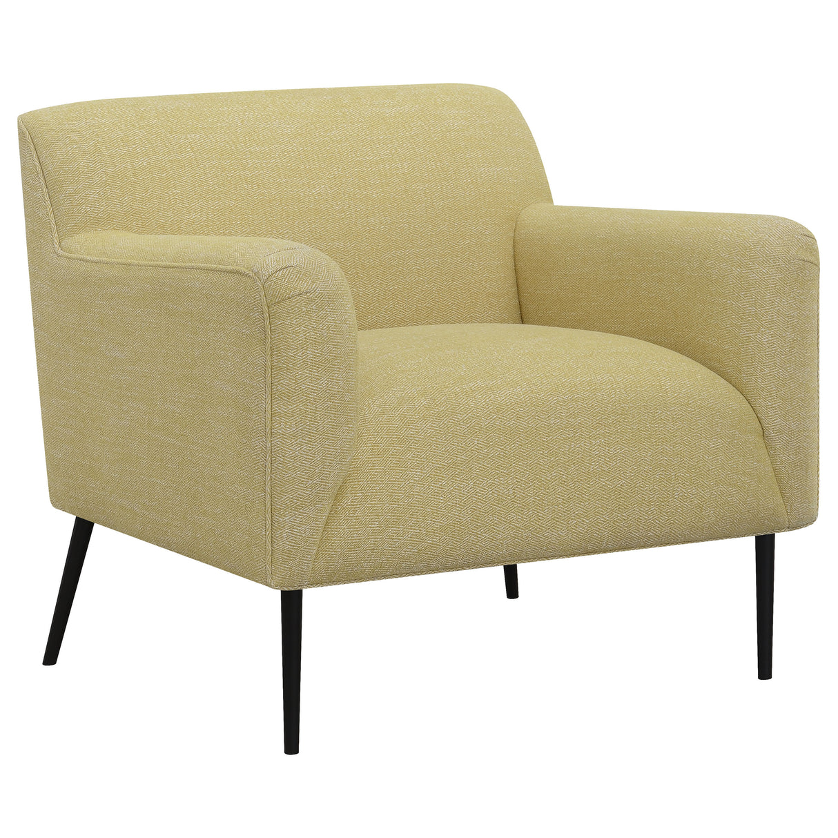 Furniture City Houma - Coaster - Darlene Upholstered English Arm Accent Chair Lemon - 905639