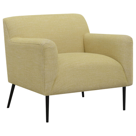 Furniture City Houma - Coaster - Darlene Upholstered English Arm Accent Chair Lemon - 905639