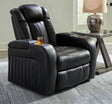 Furniture City Houma - Ashley Furniture - Caveman Den Power Recliner - PWR Recliner/ADJ Headrest / Midnight - 9070313