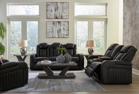 Furniture City Houma - Ashley Furniture - Caveman Den Power Reclining Sofa, Loveseat and Recliner - Power Reclining Sofa, Loveseat and Recliner - 90703U2