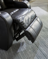 Caveman Den Power Reclining Loveseat with Console