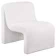 Furniture City Houma - Coaster - Drayton Upholstered Curved Armless Accent Chair Ivory - 907525