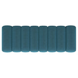 Summer Fabric Upholstered Tufted Accent Bench Peacock Blue