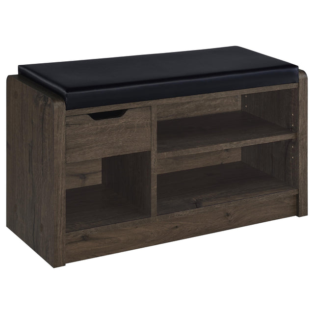 Furniture City Houma - Coaster - Arrington Storage Bench Smoked Oak - 910321